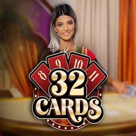 32 Cards slot logo by Ezugi at Bruce Bet Casino