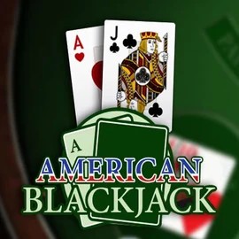 American Blackjack by Habanero, showcased at brucebetkasyno.com – game logo