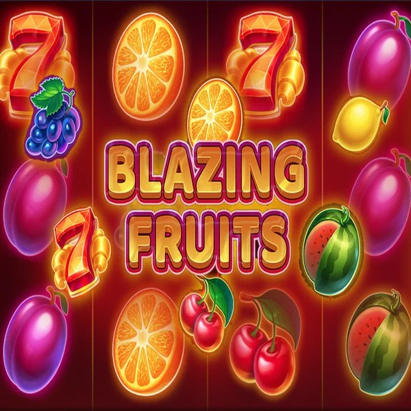 Official Slots logo: Blazing Fruits by Inbet Games at Bruce Bet Casino