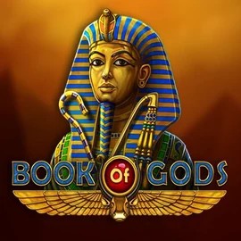 Slots logo of Book of Gods from BF Games at Bruce Bet Casino