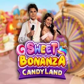 Try Sweet Bonanza Candy Land Live slot by Pragmatic Play on brucebetkasyno.com – logo image